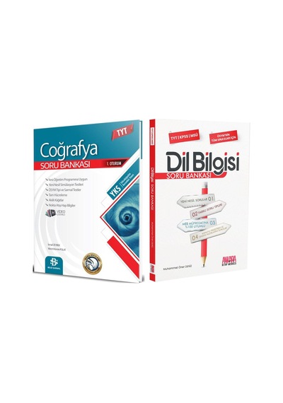 Bilgi Sarmal Tyt Coğrafya Ve Akm Dil Bilgisi Soru Bankası Seti 2 Kitap