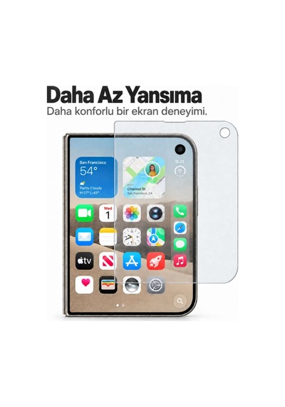 Apple İphone Duo İle Uyumlu Dış Mat Ekran Koruyucu 5.4 İnç A3720