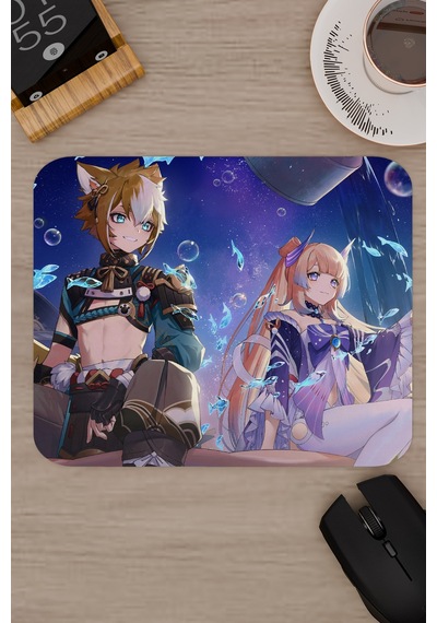 Gorou Genshin Impact Anime Oyuncu V1 - 22x18 Gaming Mouse Pad Fare Altlığı