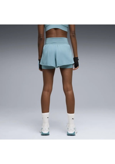 Puma W Puma Shape 2:1 Flowy Short - 3" Baltic Kadın Yeşil Şort
