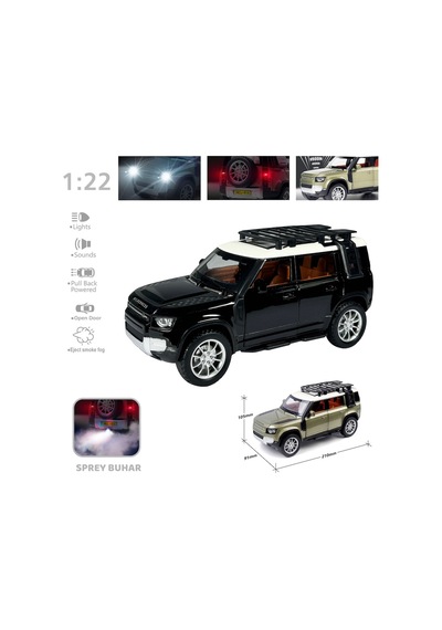 Vardem Oyuncak Çek Bırak 1:22 Sesli Ve Işıklı Buharlı Df Jeep Vrd-hcl-510a
