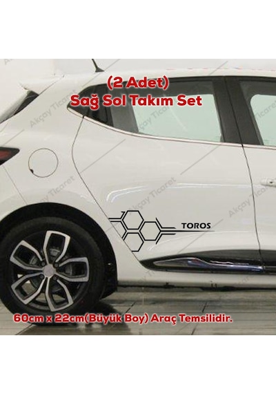 Toros Kapı Altı Sticker Renault Toros Sticker Renault Oto Sticker