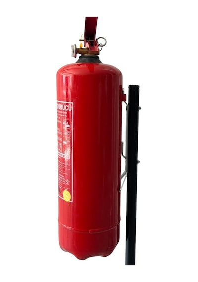 4-6-9-12 Kg Yangın Tüpü İçin Metal Askı Aparatı Yangın Söndürücü Uzun Metal Askı Aparatı Y Tipi