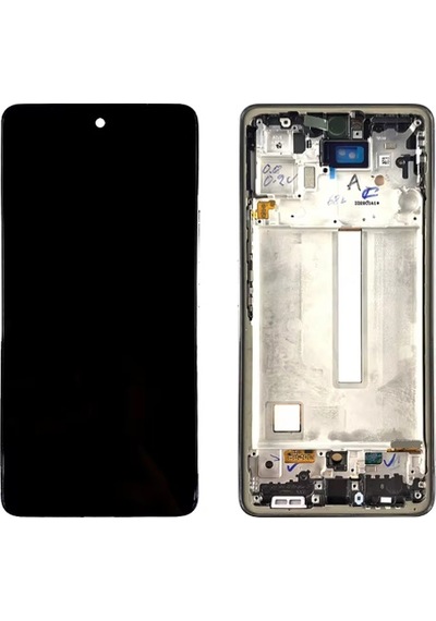 Te Samsung Uyumlu A53 5g A536f Çıtalı Lcd Ekran Dokunmatik Siyah