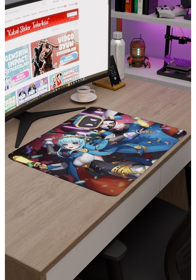 Ineffa Genshin Impact Anime Oyuncu V1 - 48x40 Xl Gaming Mouse Pad Fare Altlığı