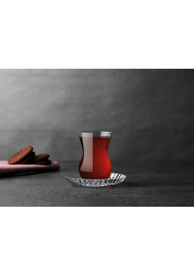 Paşabahçe Beykoz Çay Takimi Hediyelik Kutu Damla Logo Çok Renkli