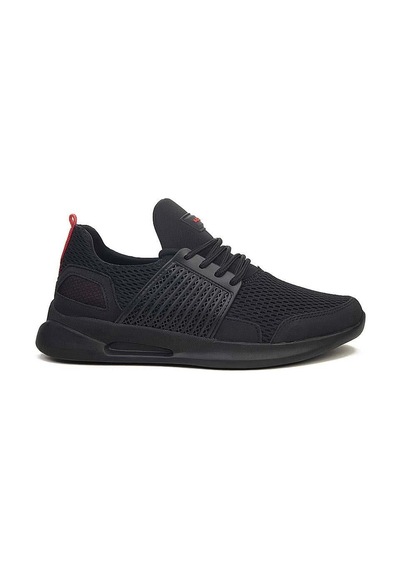 Nesilshoes Nesil Shoes G-class 330 Siyah Kırmızı Triko Erkek Spor