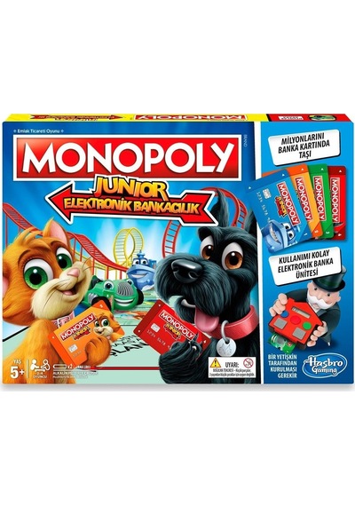 Monopoly Junior Elektronik Dijital Bankacılık Çocuklar için