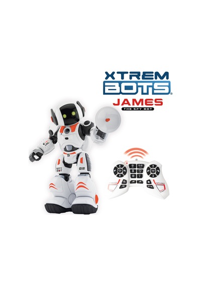 Xtrem Bots Yürüyebilen Kumandalı Sesli Robot James Spybot