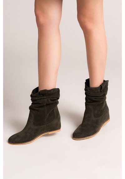 Fox Shoes Haki Kadın Bot C735041202
