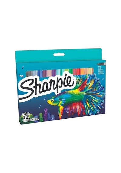 Sharpie Limited Edition Fine 18'li Yuvarlak Uç Permanent Markör S