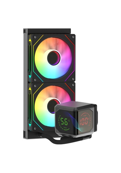 Gamebooster 240mm Sıght Pro 240b Gb-lcs-sp240b Argb Am5-1851p Sıvı Soğutmalı İşlemci Fanı