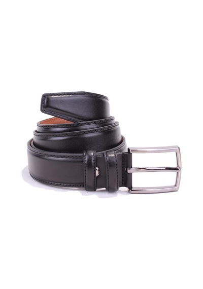 Dagoster Dmk26-306dg Siyah 3,5 Cm Hakiki Deri Erkek Kemer Siyah