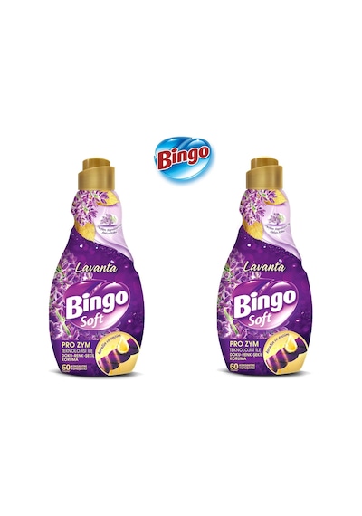Bingo Konsantre Çamaşır Yumuşatıcısı Lavanta 2 x 1440 ML