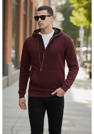 Buratti Erkek Sweat 575707 Vişne Vişne
