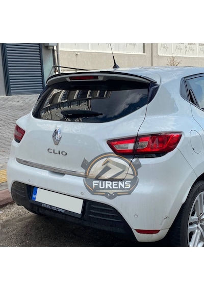 Renault Clio 4 2012-2019 Bagaj Üstü Yarasa Spoiler Bagaj Çıtası Piano Black Spoyler