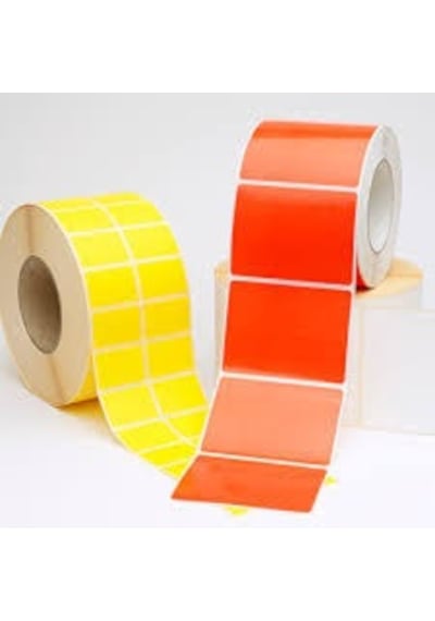 40X50 Eczane İlaç Tarif Etiketi Sarı Zemin 40 x 50 MM 1 Rulo 1000'li Sarım Eko Termal