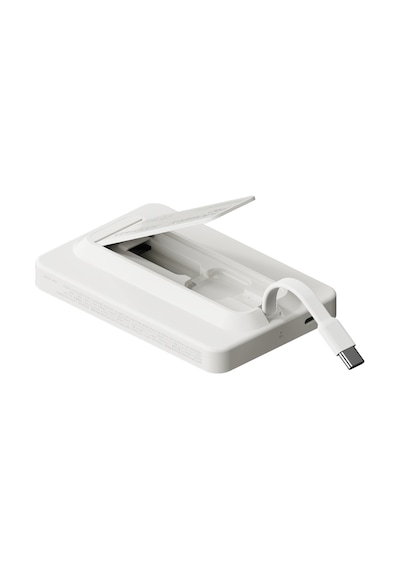 Momax IP131HKW Power X Pro+Magnetic Wireless 5000 mAh Standlı + USB-C Kablo Powerbank Beyaz