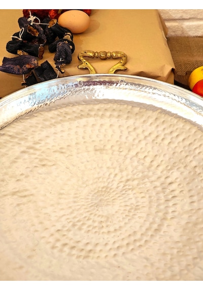 Moda Bakır Bakır Sac Kavurma Tavası 47 Cm Diğer