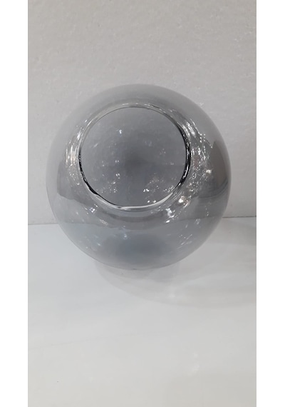 Glop Füme Rengi Avize Camı(Boyu 14 Cm,Eni 15 Cm)