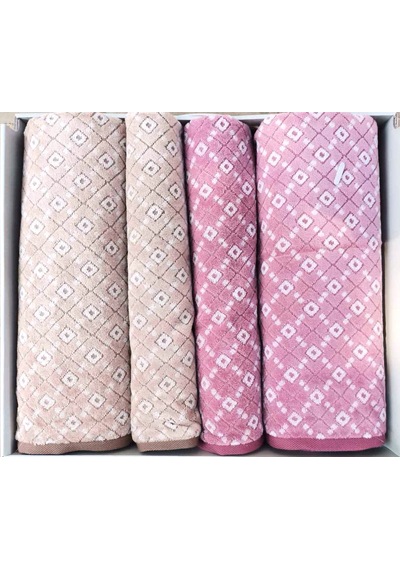 Özdilek Dıamond Soft Kahve-bordo Best Set Hamam Takımı Kahve
