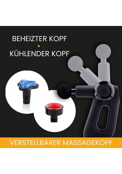 Medivon Gun Tytan Pro Isıtmalı Ve Soğutmalı Masaj Başlığına Sahip Kablosuz El Masajı Masaj Tabancası, 5 Çalışma Modu, 13 Masaj Başlığı Dahildir Medivon Gun Tytan Pro Isıtmalı Ve Soğutmalı Masaj Başlığına Sahip Kablosuz El Masajı Masaj Tabancası, 5 Çalışma Modu, 13 Masaj Başlığı Dahildir