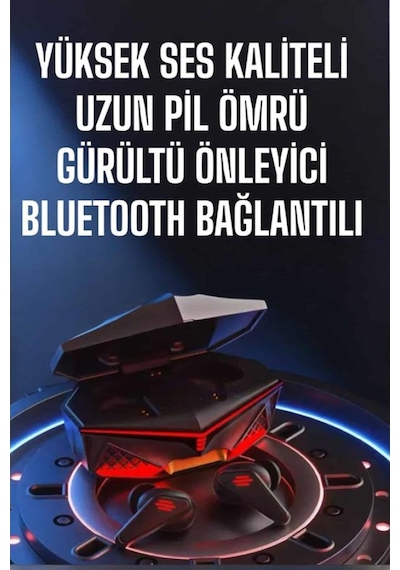 Yeni Nesil Oyuncu Kulaklığı Gürültü Önleyici Uzun Pil Ömrü Bluetooth Bağlantılı
