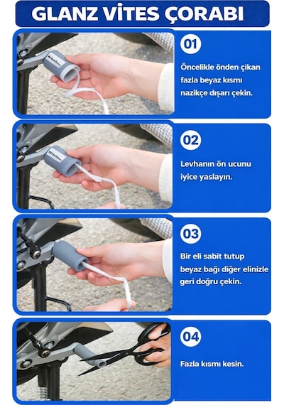 Glanz Vites Çorabı Motosiklet Ayakkabı Koruma Pedi Motor Vites Pedi Vites Değiştirici