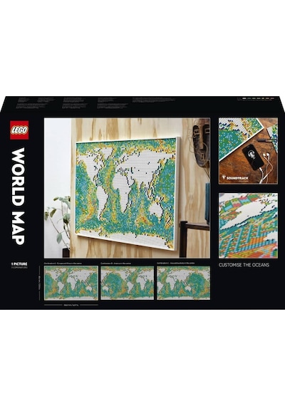 LEGO® Art 31203 Dünya Haritası 11695 Parça