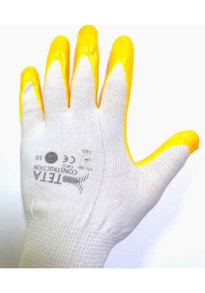 Teta Sarı Nitril Eldiven No:10 -- 12 Çift