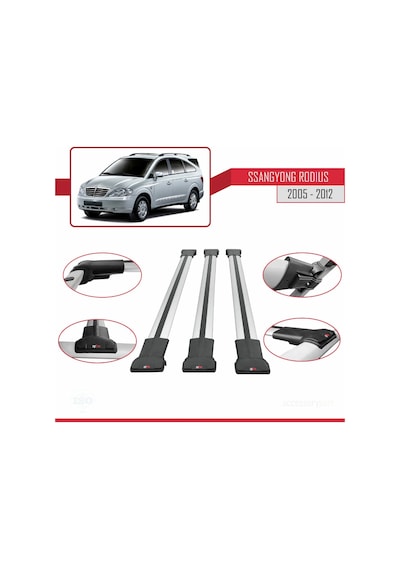 Ssangyong Rodius 2005-2012 Arası İle Uyumlu Fly Model Ara Atkı Ta