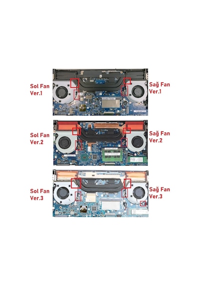 Asus Fx502ve Fan Sağ V1 1 Adet