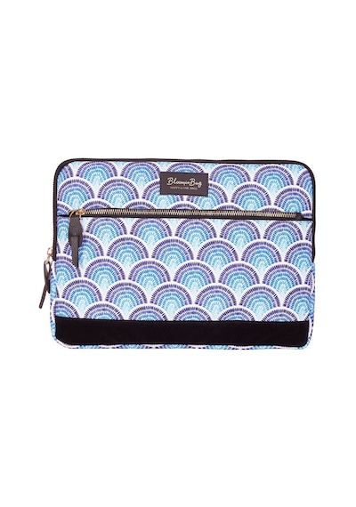 Bloominbag Calm Waves 13-14 İnç Laptop / Macbook Uyumlu Kılıf Mavi