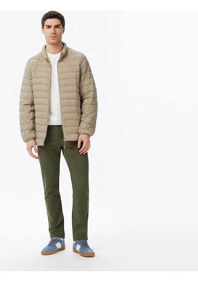 Nautica Erkek Bej Regular Fit Dik Yaka Su İtici Kaz Tüyü Montkapitonej57041t