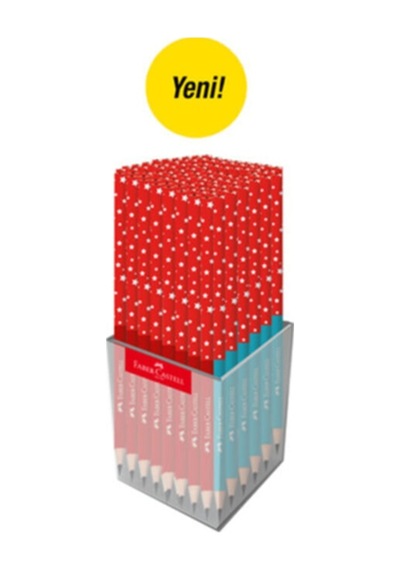 Faber-castell Başlık + Kurşun Kalem Çift Uçlu Kırmızı Siyah 5132000001 72 Li Paket Karışık