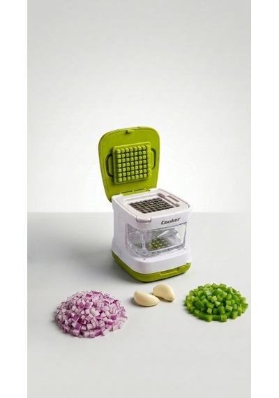 Cooker Hazneli Sarımsak Ezici Yk1834 Yeşil