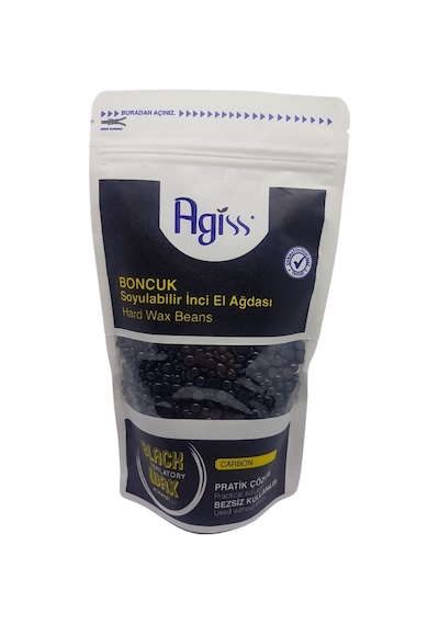 Agiss Black Carbon Boncuk Soyulabilir İnci El Ağdası 220 G