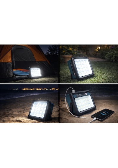 50w Solar Led Projektör 6500k Ultra Güçlü Kamp Lambası Bahçe Aydınlatması Koyu Yeşil