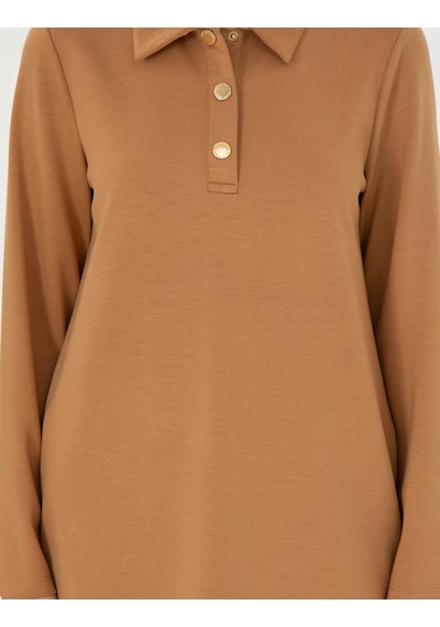 Pierre Cardin Kadın Camel Elbise Örme 50308163-vr015 Camel