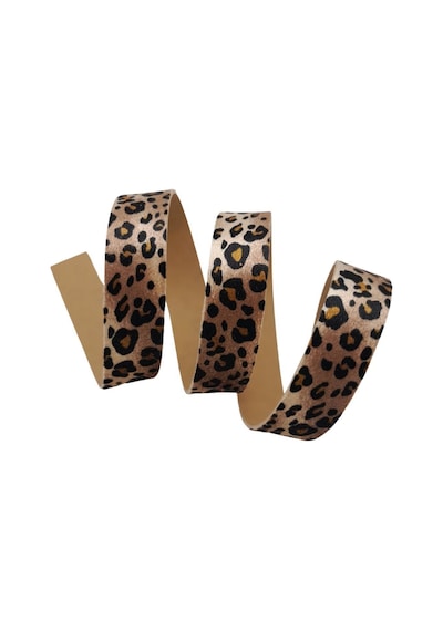 Angel Çanta Aksesuar 3 Cm Şerit Suni Deri Leopar Desen 1 Metre