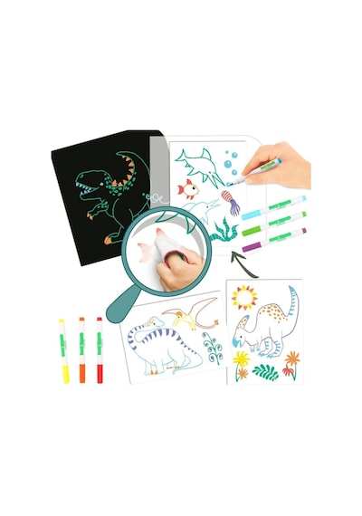 Topmodel Dino World Paint & Swipe Book