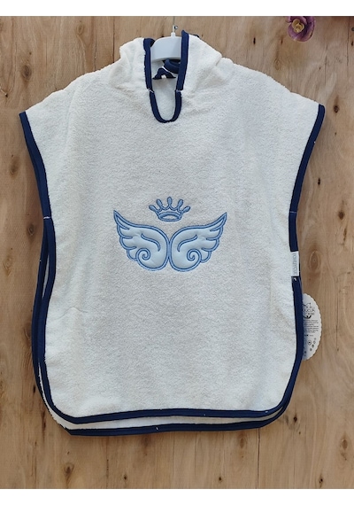 Bebek Banyo Havlusu %100 Pamuklu Başlıklı Bebek Bornoz Pareo Yenidoğan Hediyelik Yumuşacık Nakışlı 12 - 36 Ay