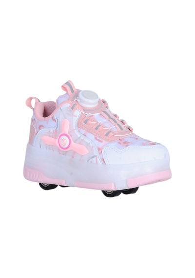 Ndrops 034 Pudra Patenli Kız Çocuk Spor Ayakkabı