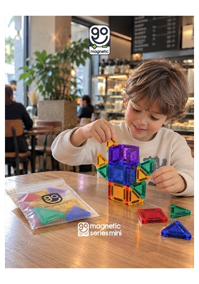 Mini Magnetic Blok Seyahat Tipi Cep Boy Manyetik Oyuncak 39 Parça