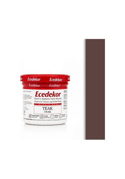 Teak Ecedekor Ahşap Dolgu Macunu Bardak 200gr 200 G