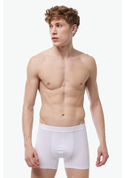 Malabadi Erkek Beyaz Extra Yumuşak Micro Modal Boxer 914