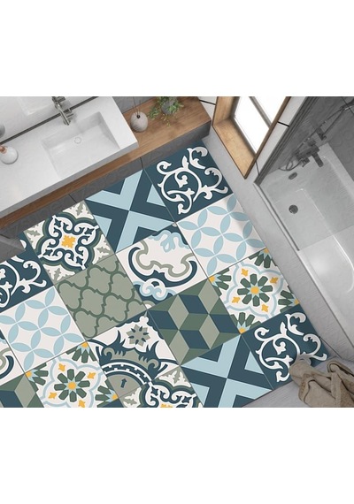 Yer Kaplama Zemin Kaplama Folyosu 65x130 Cm Vintage Floor