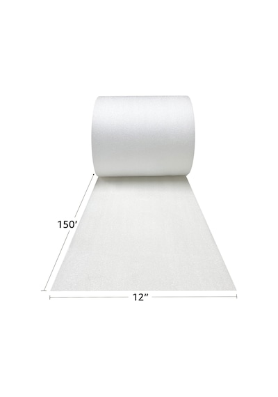 Uboxes Kaplama Köpük Rulo 150" X 30,5 Cm Genişliğinde 1/40,6 Cm Kalınlığında Delikli 30,5 Cm