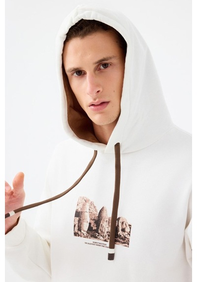 Loft Erkek Sweatshirt Lf2041592 BEYAZ