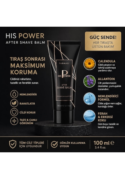 Farmasi His Power After Shave Balm 100 ML
